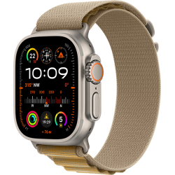 Apple Watch Ultra 2 49mm Natur Alpine Loop Mandel