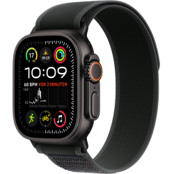 Apple Watch Ultra 2 49mm Schwarz Trail Loop Schwarz